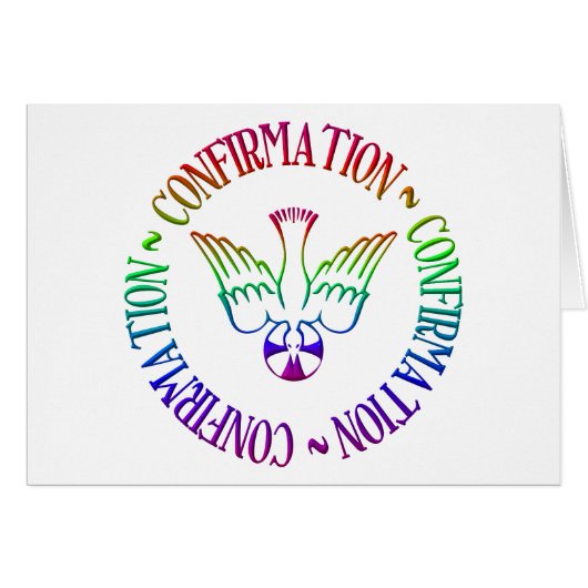 Holy Spirit - Confirmation Cards (Front Horizontal)