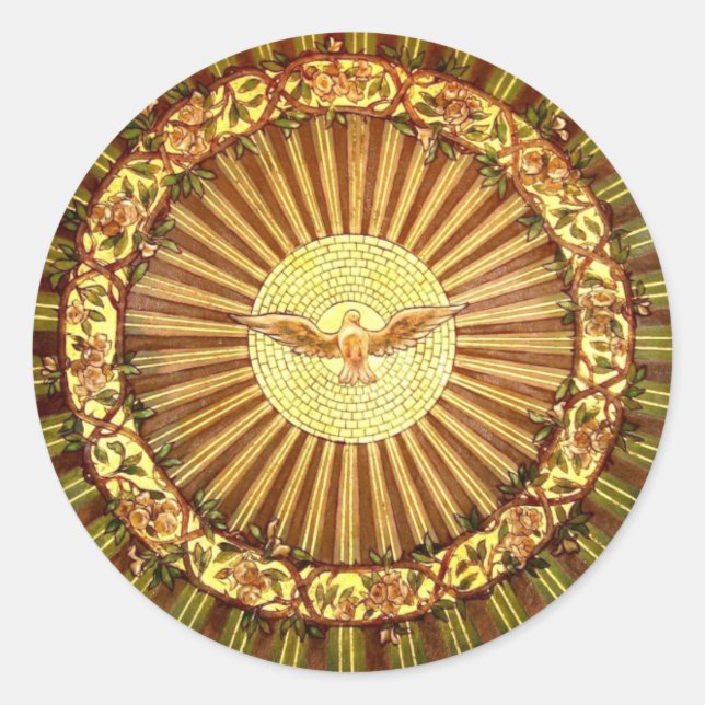 Holy Spirit - Confirmation Classic Round Sticker (Front)