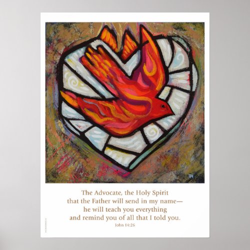 Holy Spirit Confirmation Poster John 1426 Poster