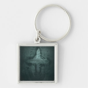 Holy Spirit Cross Keychain