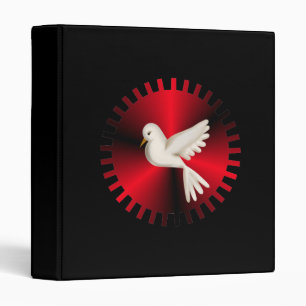 Holy Spirit Dove 3 Ring Binder