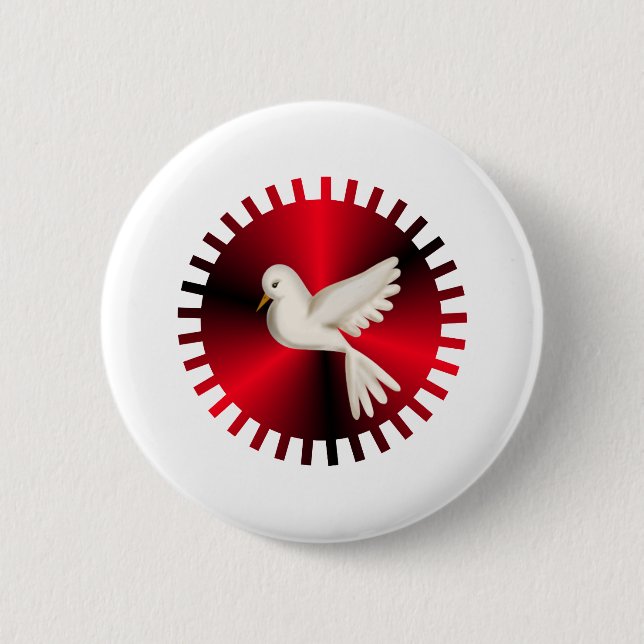 Holy Spirit Dove Button (Front)