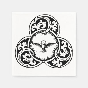 Holy Spirit Dove Christian symbol Napkins
