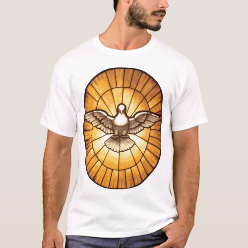 Holy Spirit Dove from St Peter_s Basilica   T_Shirt