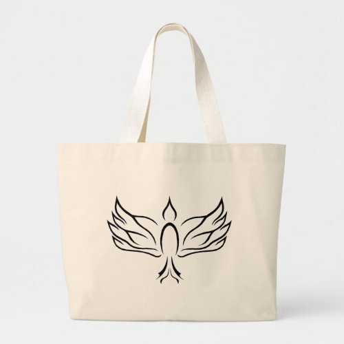 Holy Spirit Dove Large Tote Bag