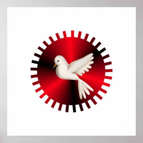 Holy Spirit Dove Poster