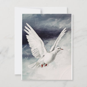 Holy Spirit Dove Religious Confirmation and Peace  Invitation