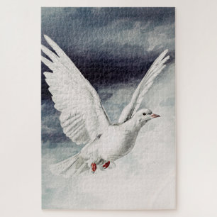 Holy Spirit Dove Religious Confirmation and Peace  Jigsaw Puzzle