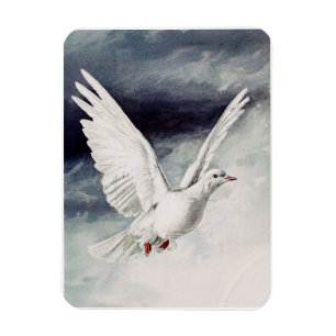 Holy Spirit Dove Religious Confirmation and Peace Magnet