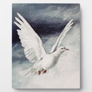 Holy Spirit Dove Religious Confirmation and Peace  Plaque