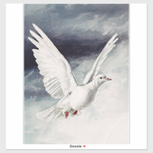 Holy Spirit Dove Religious Confirmation and Peace Sticker