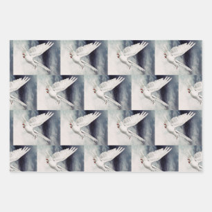 Holy Spirit Dove Religious Confirmation and Peace  Wrapping Paper Sheets