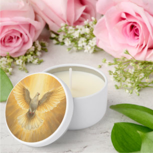 Holy Spirit Dove - Religious Occasions  Mini Candle Favors
