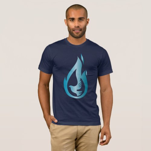 Holy Spirit Fire Christian T_Shirt