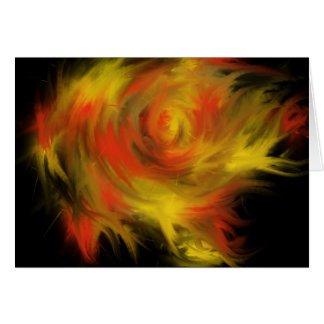 Holy Spirit Fire Christian Worship Art Painting Cards