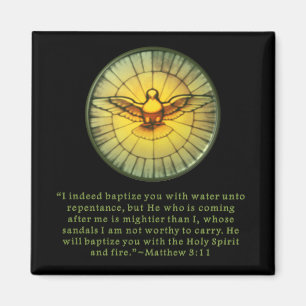 Holy Spirit Fire Magnet