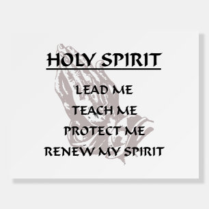 HOLY SPIRIT FOAM BOARD