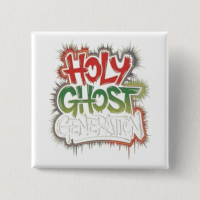 Holy Spirit Generation Button (Front)