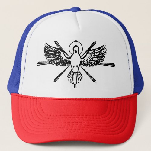 Holy Spirit in form of dove Trucker Hat