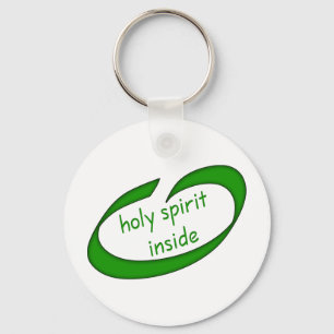 Holy Spirit Inside Christian Keychain