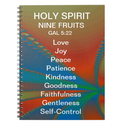 HOLY SPIRIT Nine Fruits  Gal522 JOURNAL