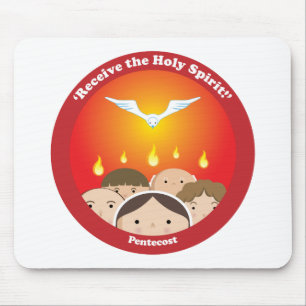 Holy Spirit Pentecost Mouse Pad