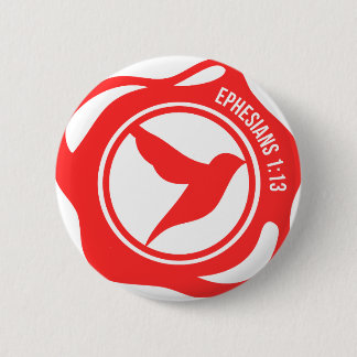 Holy Spirit Seal Pinback Button