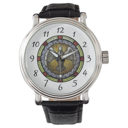 Holy Spirit Stained Glass Confirmation RCIA Watch