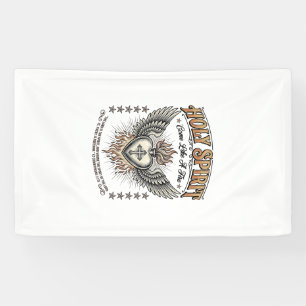 Holy Spirit Vintage Engraving Winged Heart Shirt_1 Banner