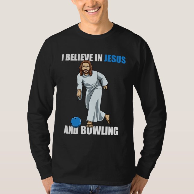 Holy Strike  Bowling Jesus  1 T-Shirt (Front)