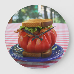 Holy Tomato! Large Clock