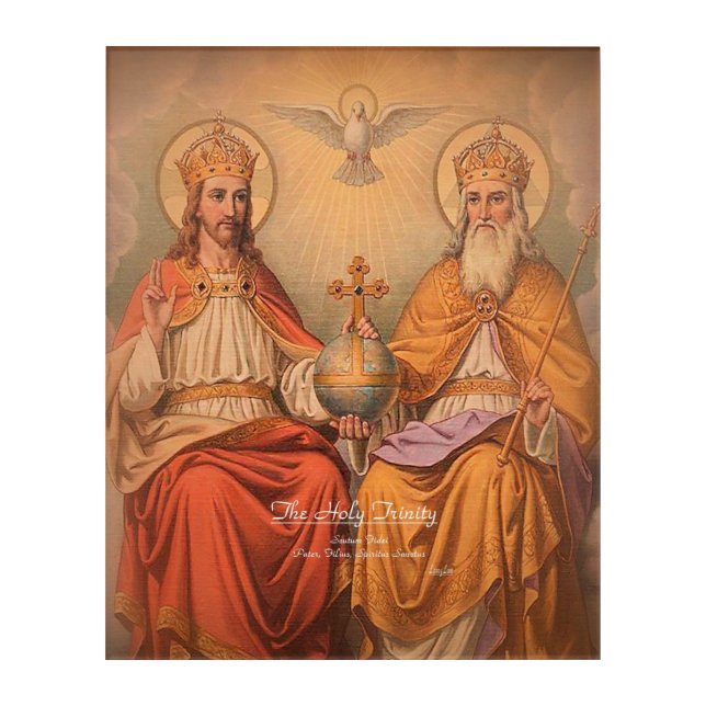 Holy Trinity Acrylic Print (Front)