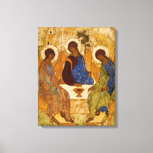 Holy Trinity Andrei Rublev Holy Icon Religious Art Canvas Print