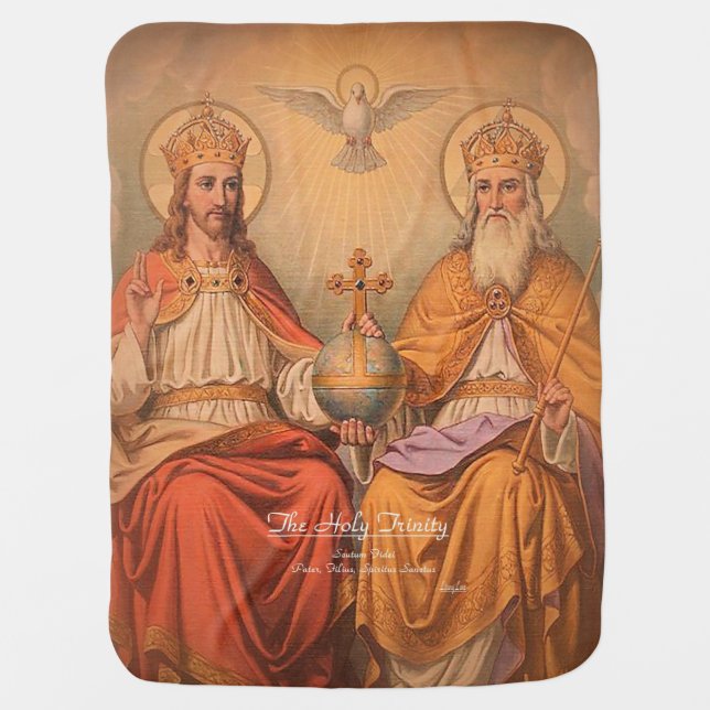 Holy Trinity Baby Blanket (Front)