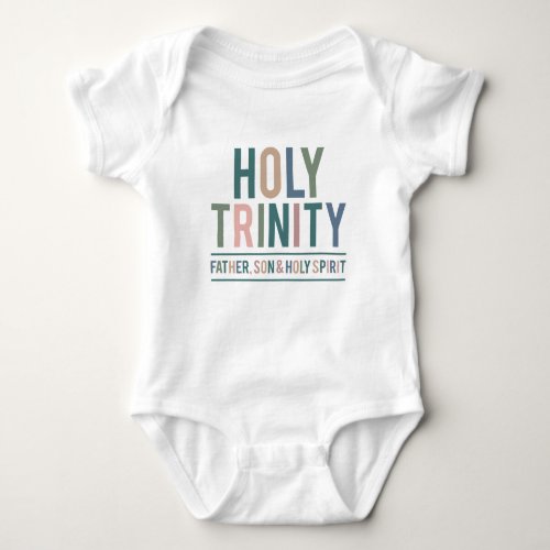 Holy Trinity Baby Bodysuit