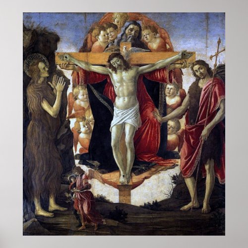 Holy Trinity _ Botticelli _ c1492 Poster