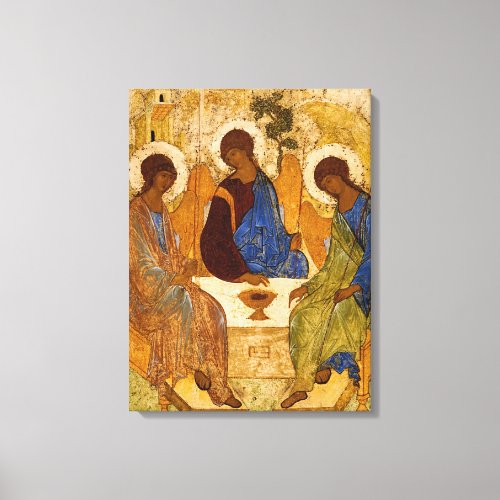 Holy Trinity by Andrey Rublev Canvas Print