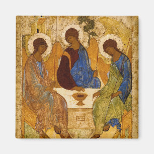 Holy Trinity by Andrey Rublev Magnet