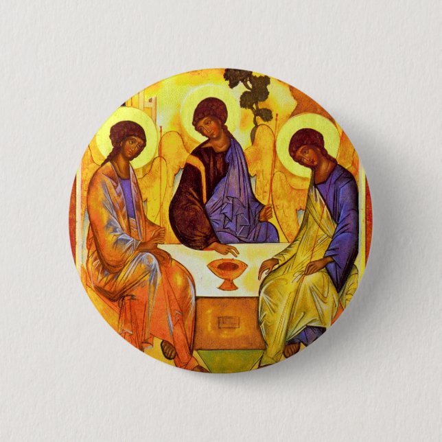 Holy Trinity By Rublã«V Andrej (Best Quality) Button (Front)