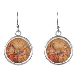 Holy Trinity Charm Earrings
