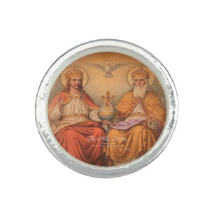 Holy Trinity Charm Ring