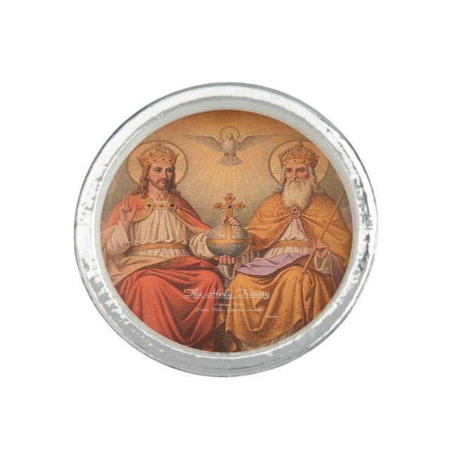 Holy Trinity Charm Ring (Front)