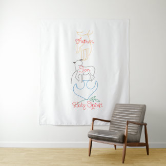 Holy Trinity- FATHER, SON, HOLY SPIRIT Tapestry