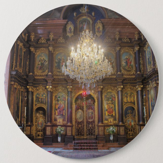 Holy Trinity Greek Orthodox Church Button (Front)