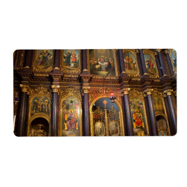 Holy Trinity Greek Orthodox Church Label (Front)