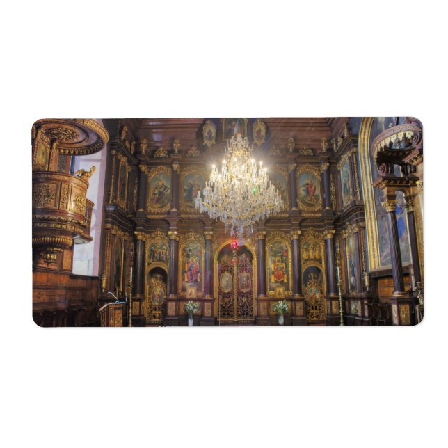 Holy Trinity Greek Orthodox Church Label (Front)