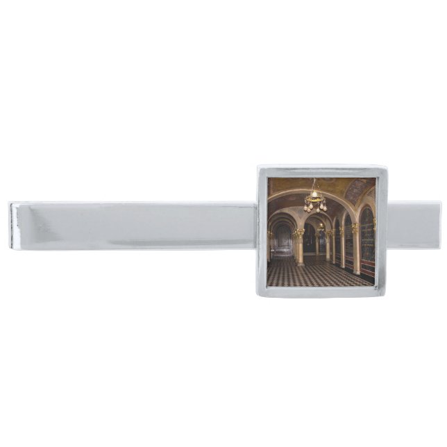 Holy Trinity Greek Orthodox Church Silver Finish Tie Clip (Front)