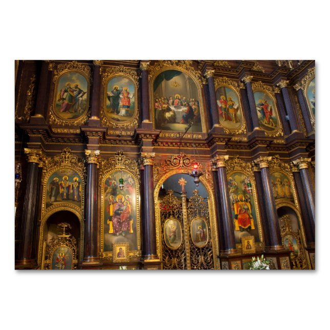 Holy Trinity Greek Orthodox Church Table Number (Front)