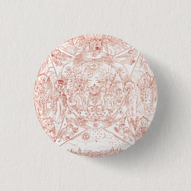 Holy Trinity in Glory Button (Front)