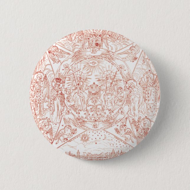 Holy Trinity in Glory Button (Front)